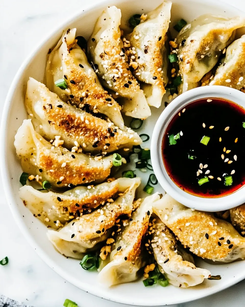 Easy Chicken Potstickers recipe photo