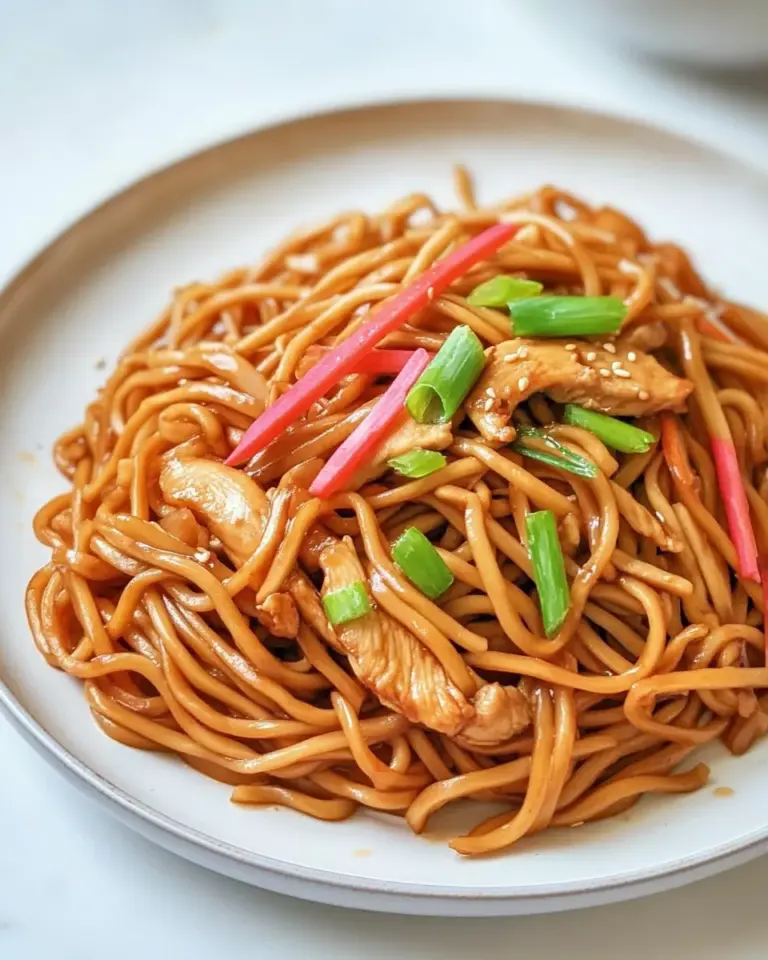 Homemade Chicken Yakisoba photo