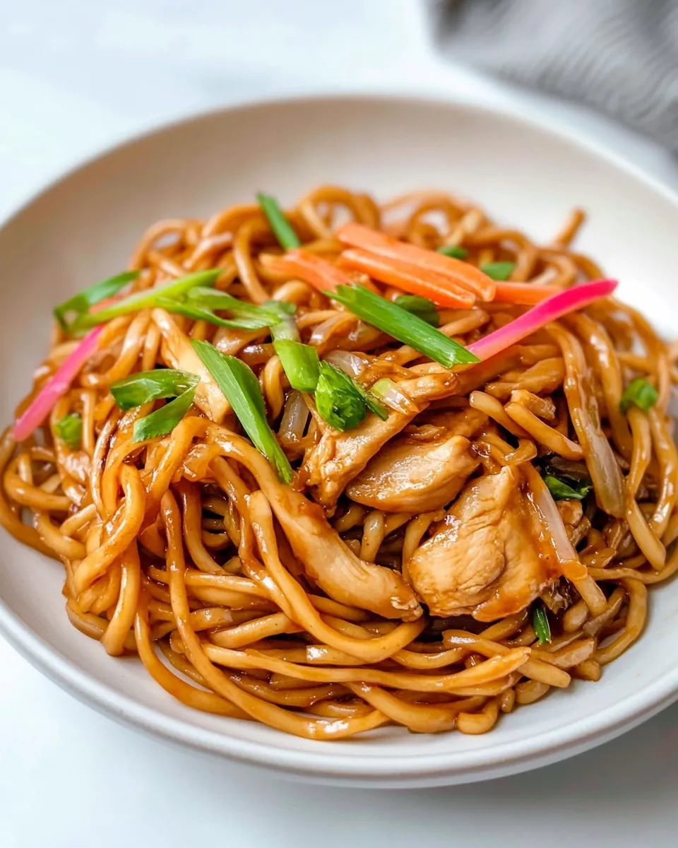 Easy Chicken Yakisoba picture