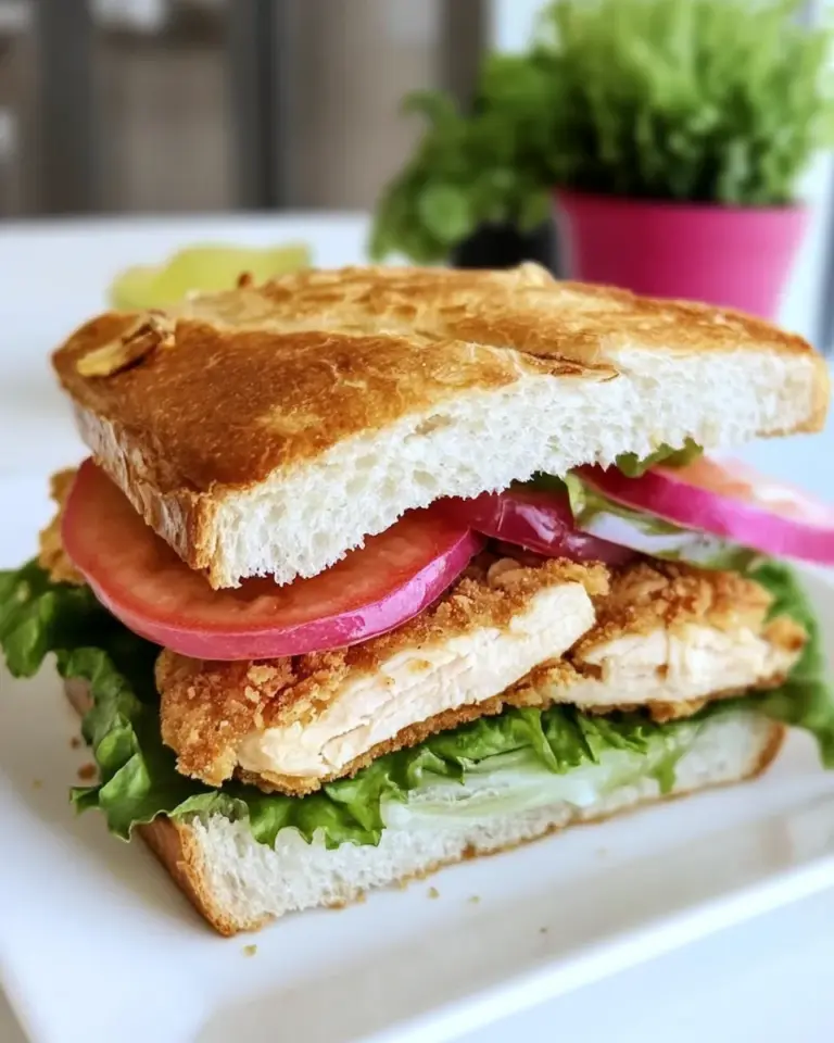 Homemade Chicken and Crisp Veggie Sandwich photo