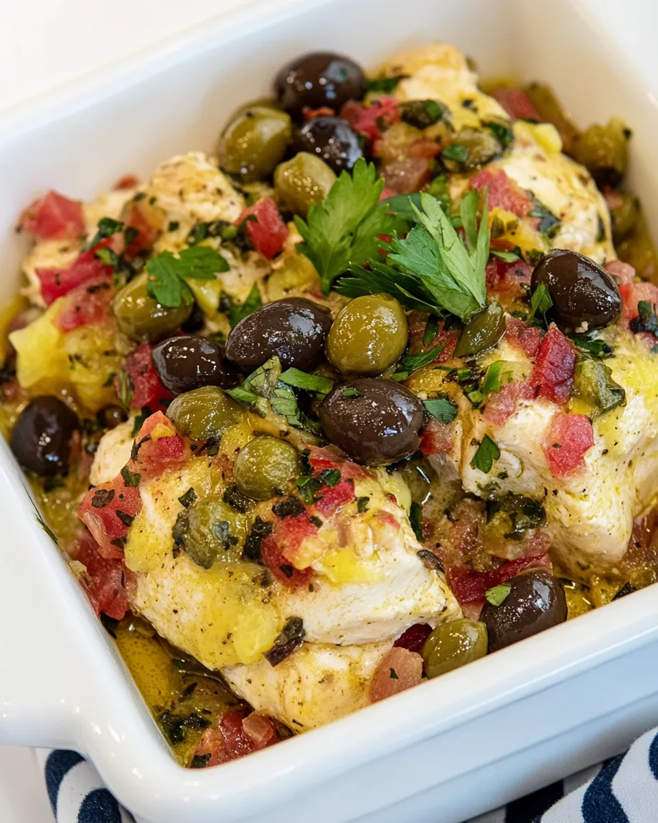 Classic Chicken with Olives and Capers recipe image