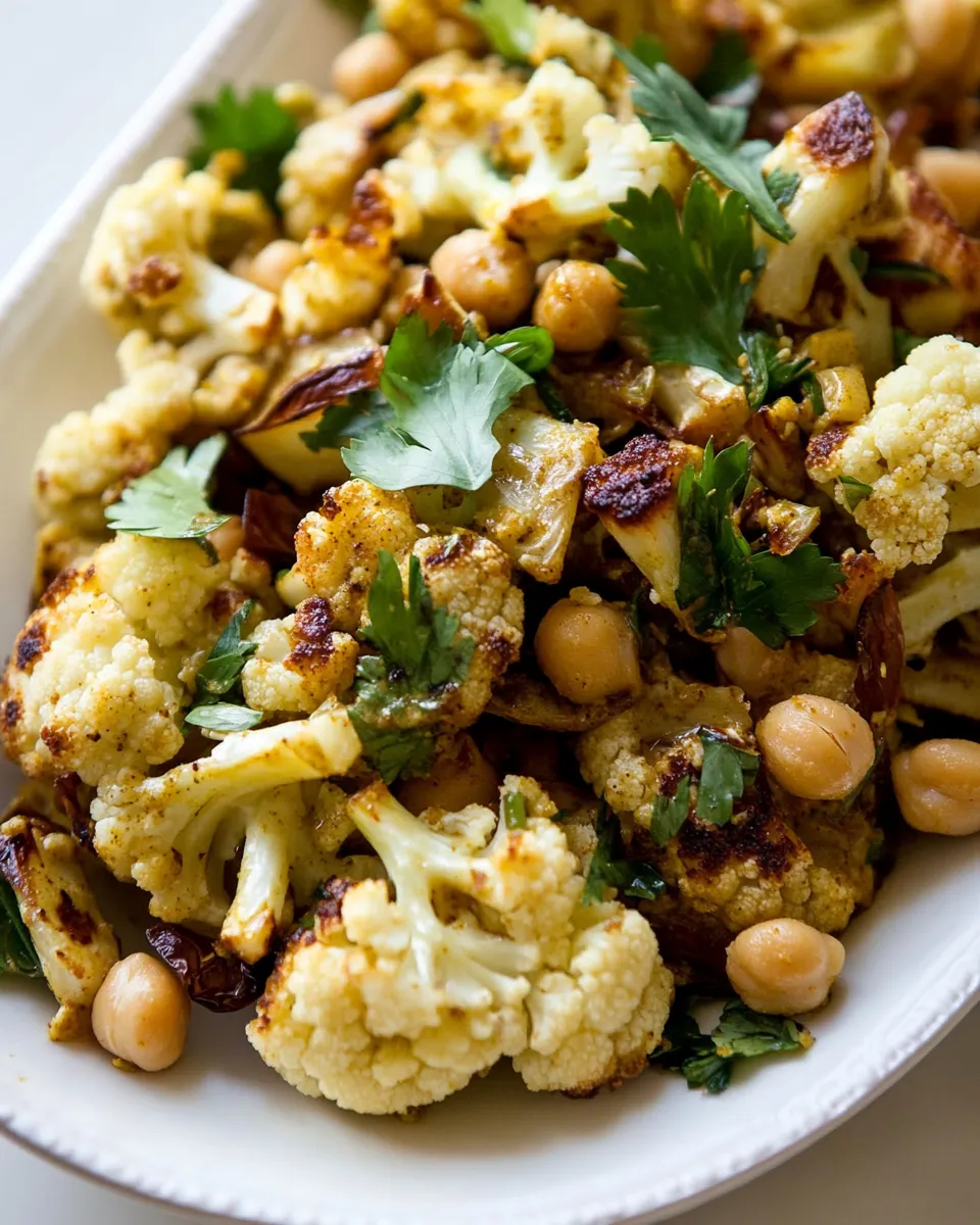 Delicious Chickpeas, Cauliflower, Curry Vinaigrette image