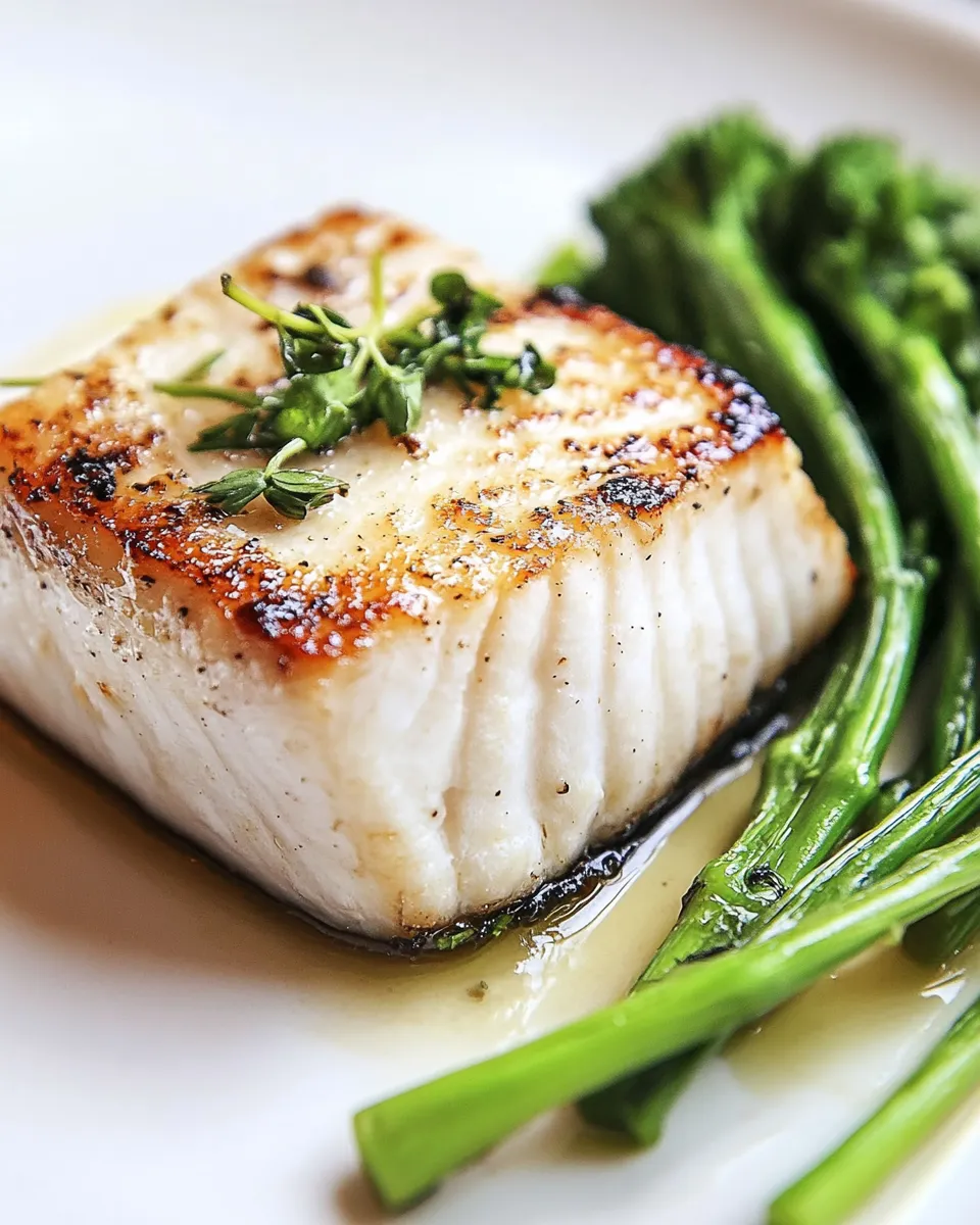 Classic Chilean Sea Bass recipe photo