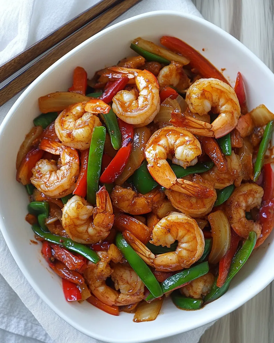 Best Chili Shrimp Stir Fry recipe photo
