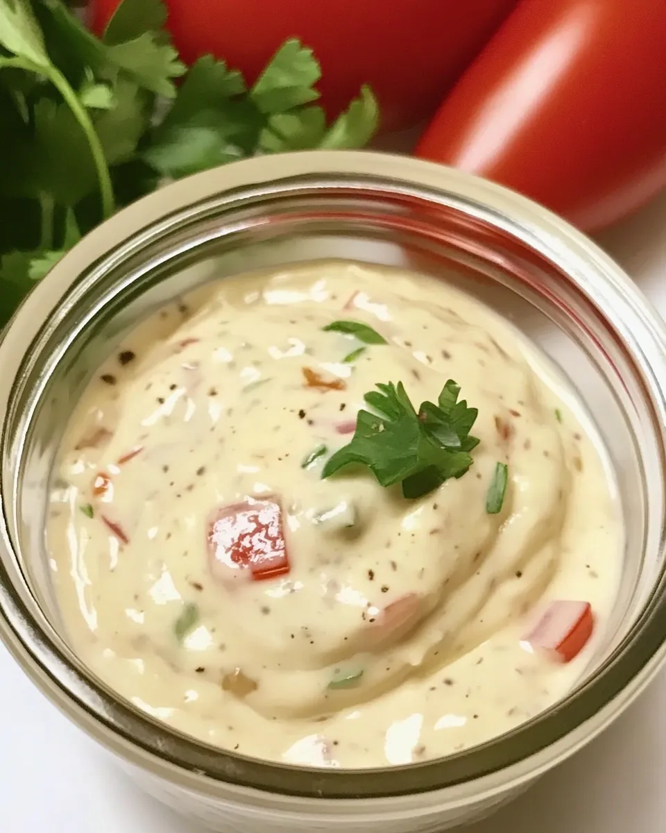 Delicious Chimichurri Mayonnaise shot