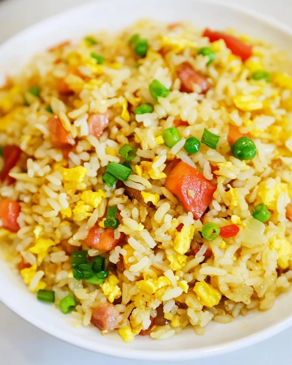 Easy Chinese Fried Rice food shot