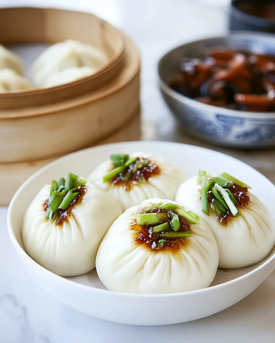 Homemade Chinese Steamed Buns recipe photo