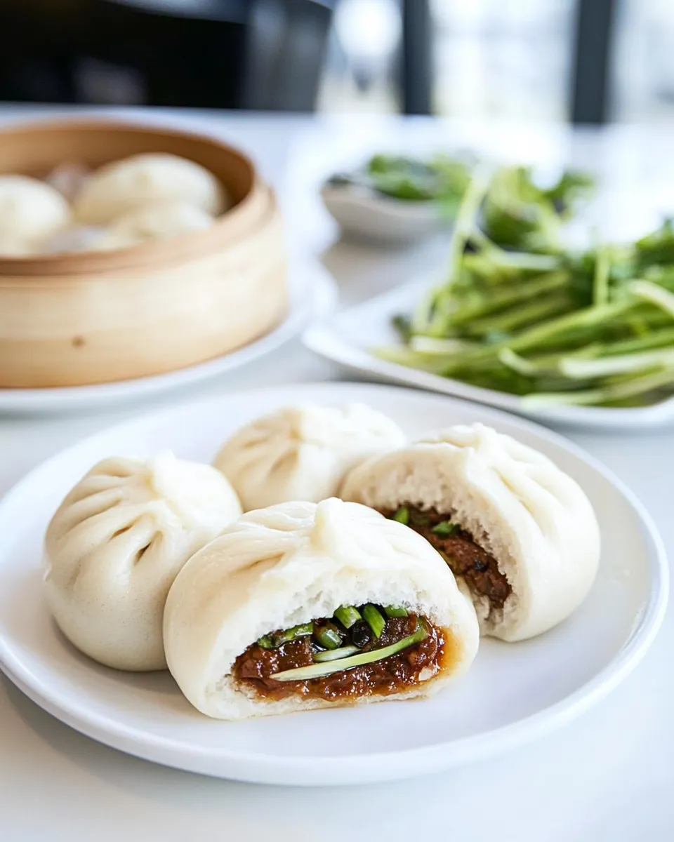 Delicious Chinese Steamed Buns image