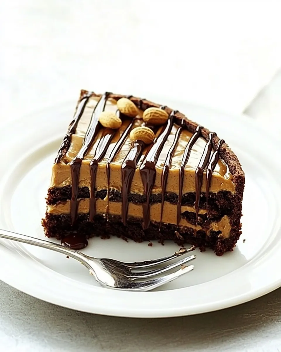 Homemade Chocolate-Peanut Butter Torte photo