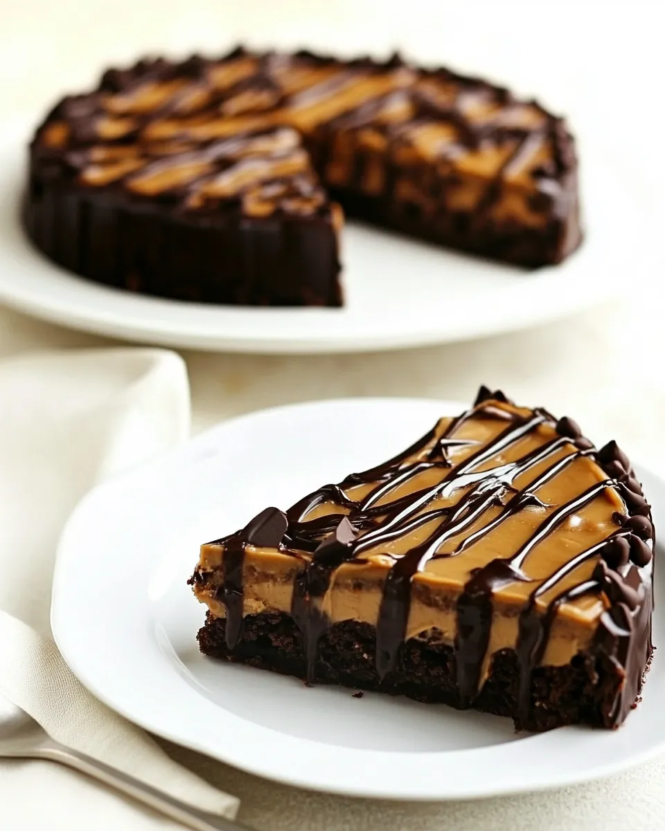 Classic Chocolate-Peanut Butter Torte image