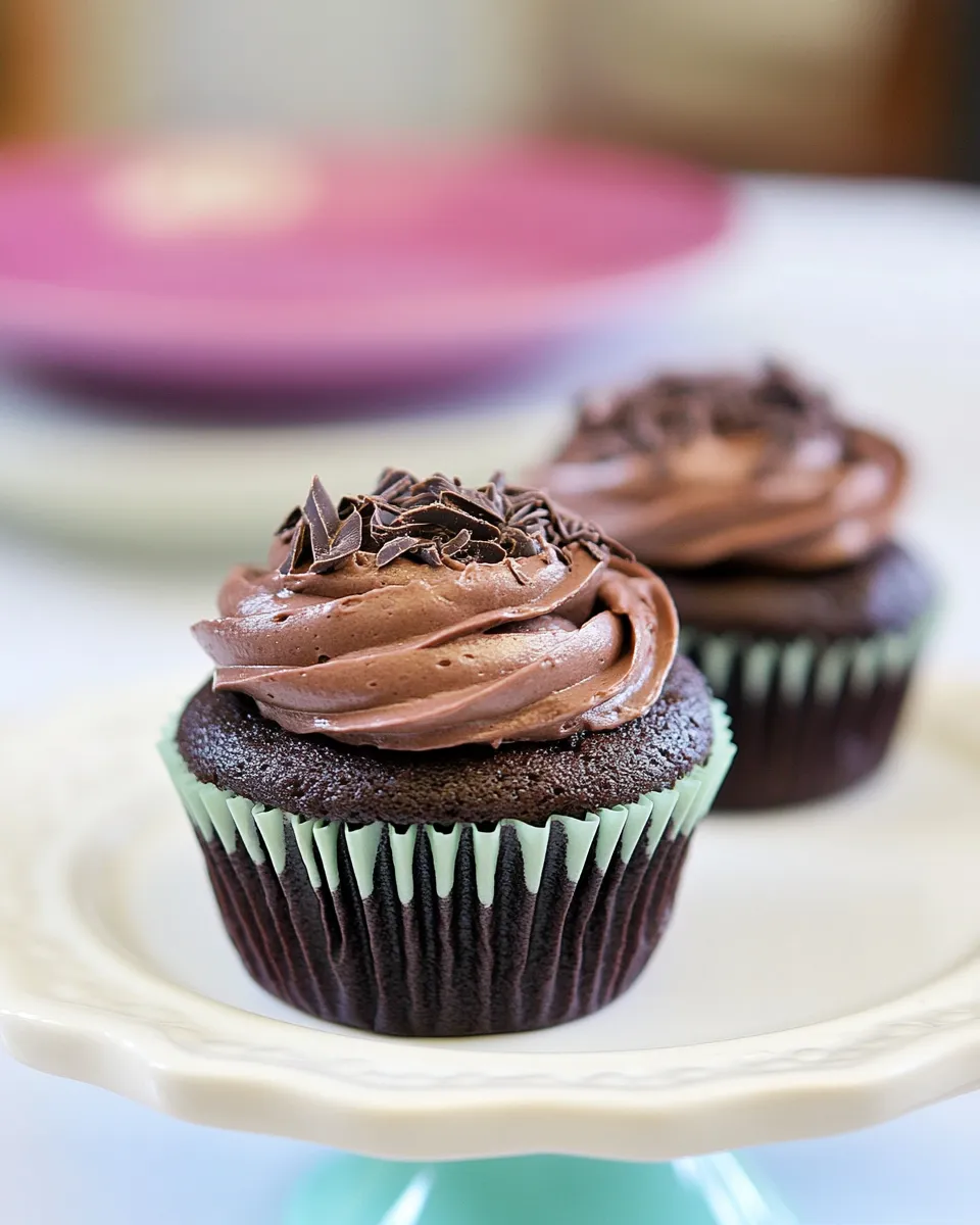 Easy Chocolate Amaretto Cupcakes recipe photo