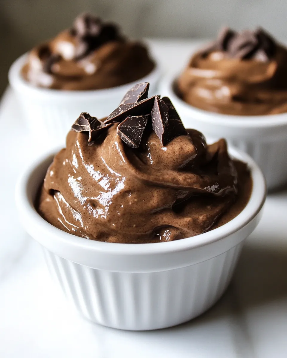 Delicious Chocolate Avocado Pudding. Yep, Its a Thing. food shot