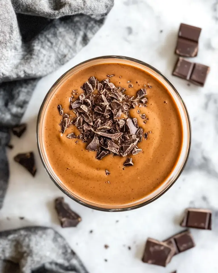Homemade Chocolate Banana Smoothie With Cayenne photo
