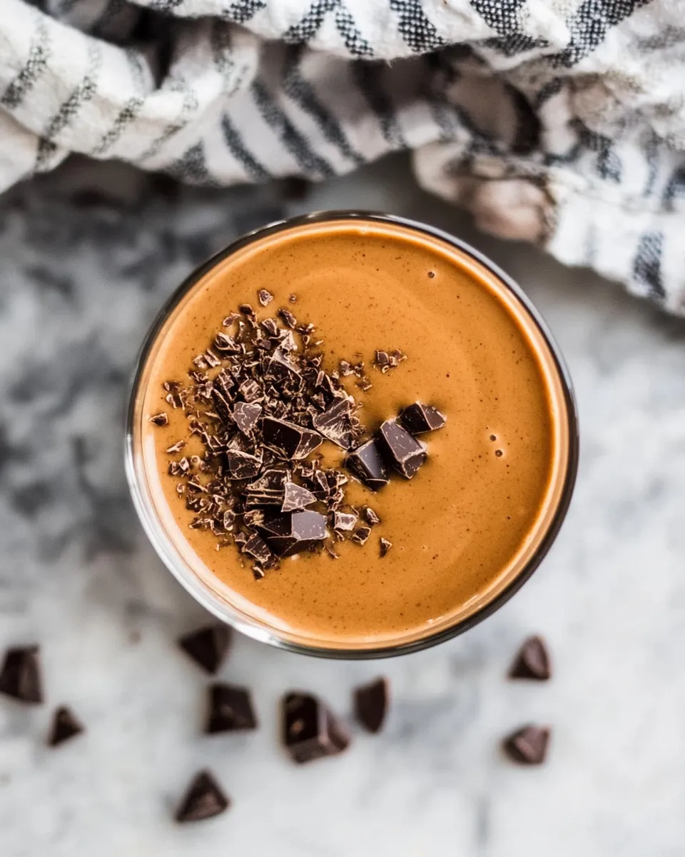 Easy Chocolate Banana Smoothie With Cayenne recipe photo