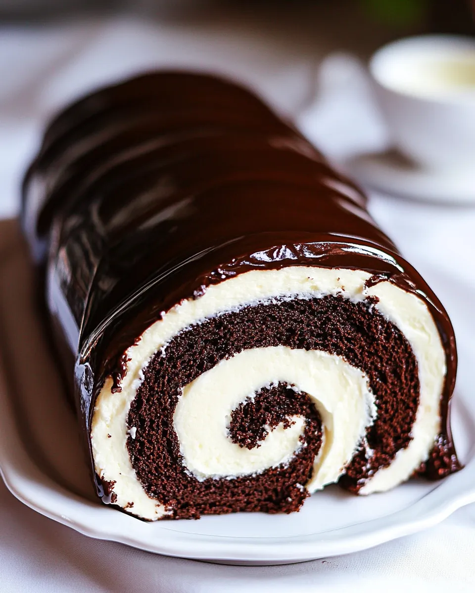 Delicious Chocolate Cake Roll Recipe recipe photo