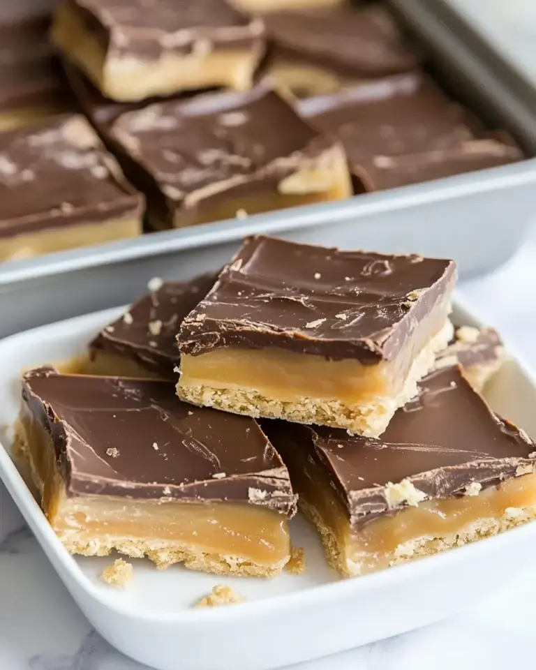 Homemade Chocolate Caramel Cracker Candy photo