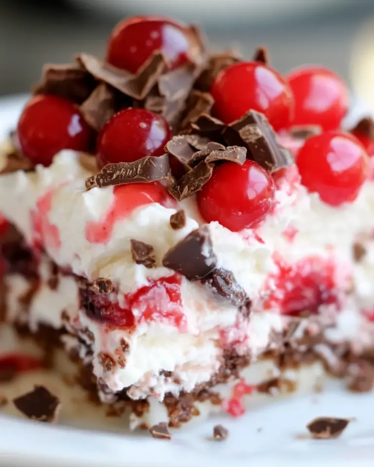 Homemade Chocolate Cherry Lush photo