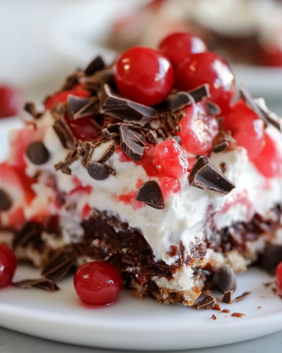 Easy Chocolate Cherry Lush recipe photo