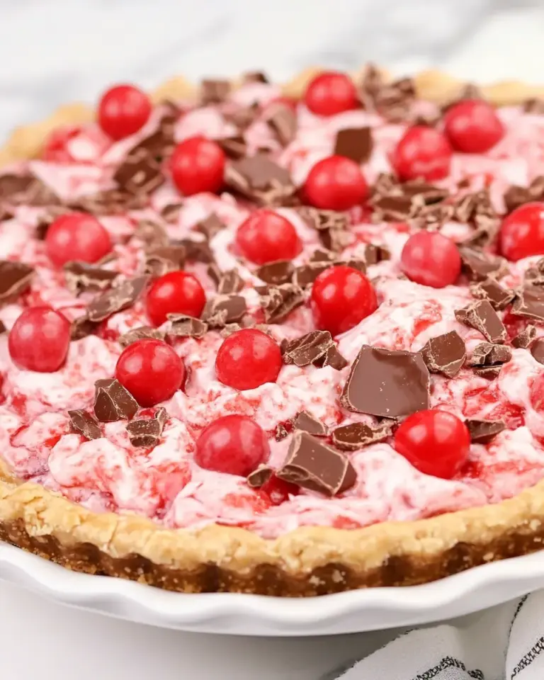 Homemade Chocolate Cherry Pie photo