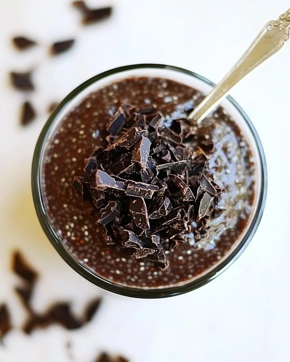 Easy Chocolate Chia Pudding with Coconut Milk recipe photo