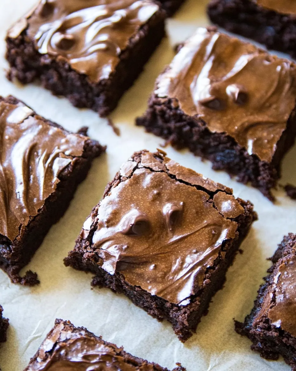 Best Chocolate Chickpea Brownies shot