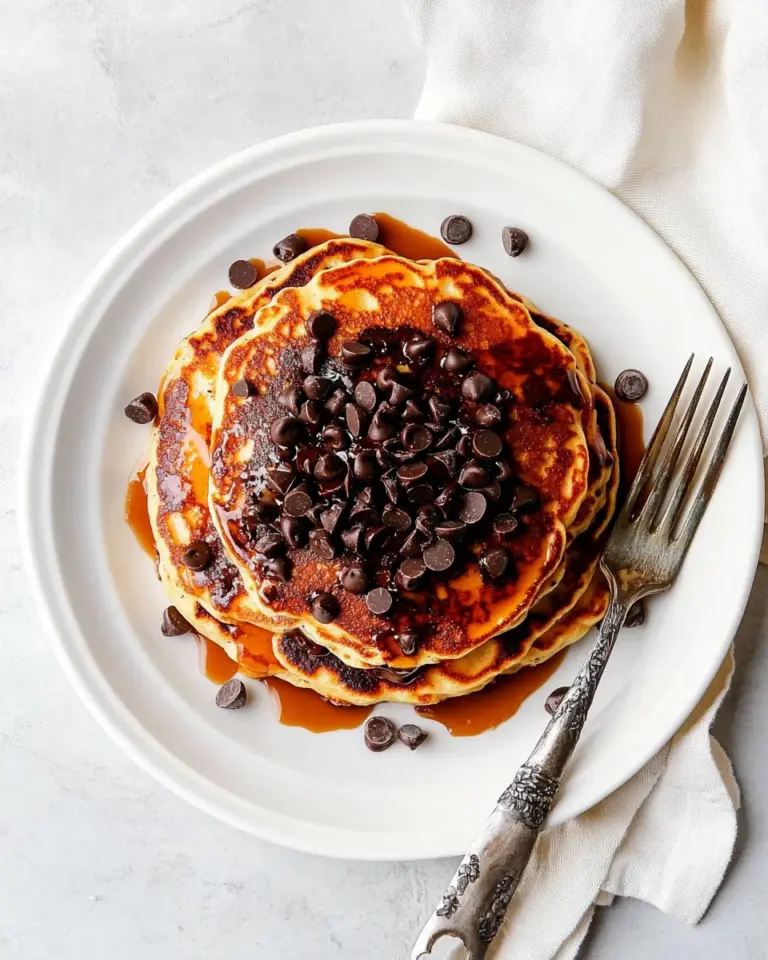 Homemade Chocolate Chip Pancake Recipe photo