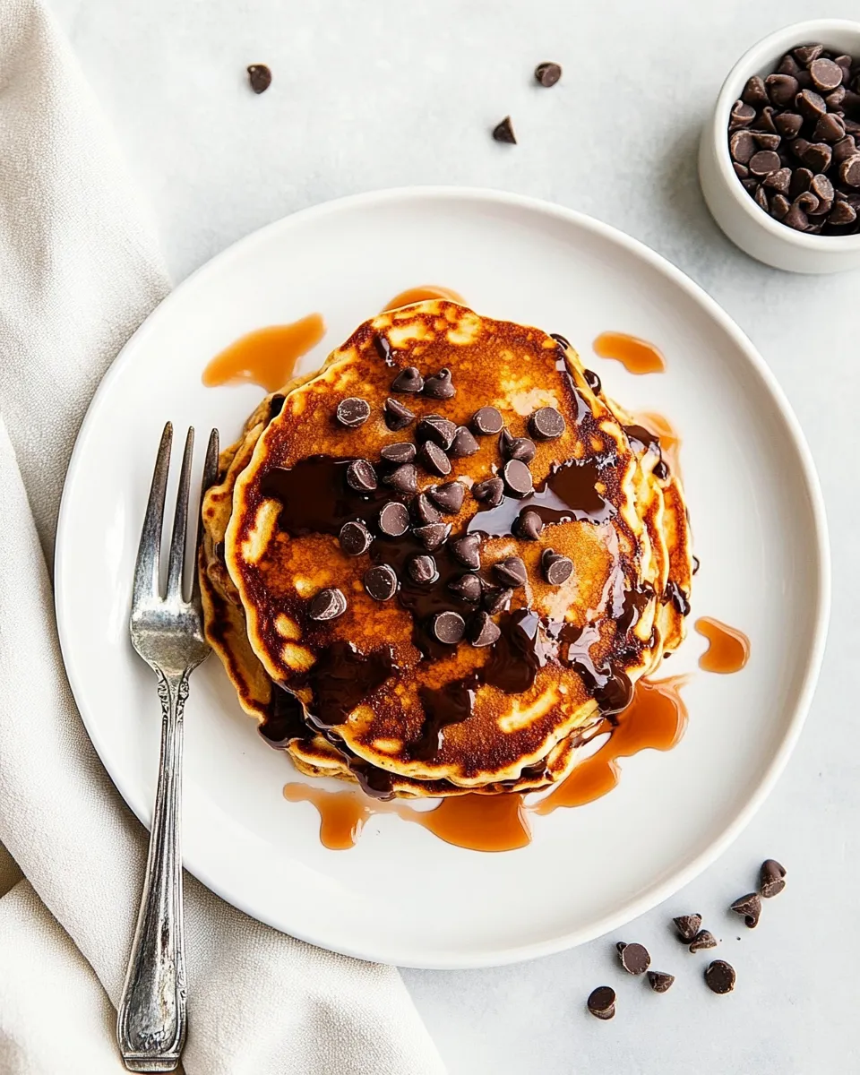 Easy Chocolate Chip Pancake Recipe image