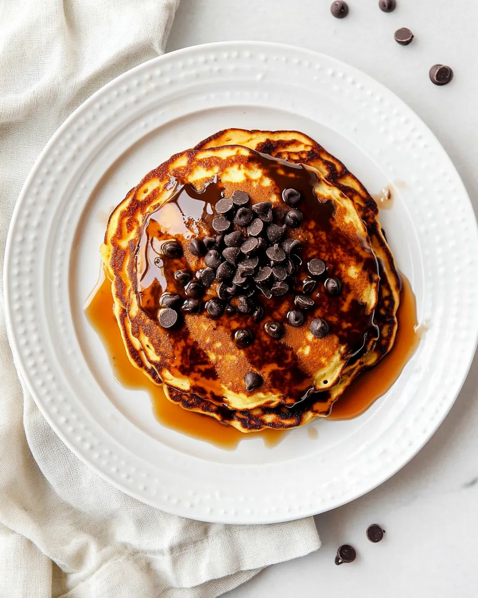 Classic Chocolate Chip Pancake Recipe shot