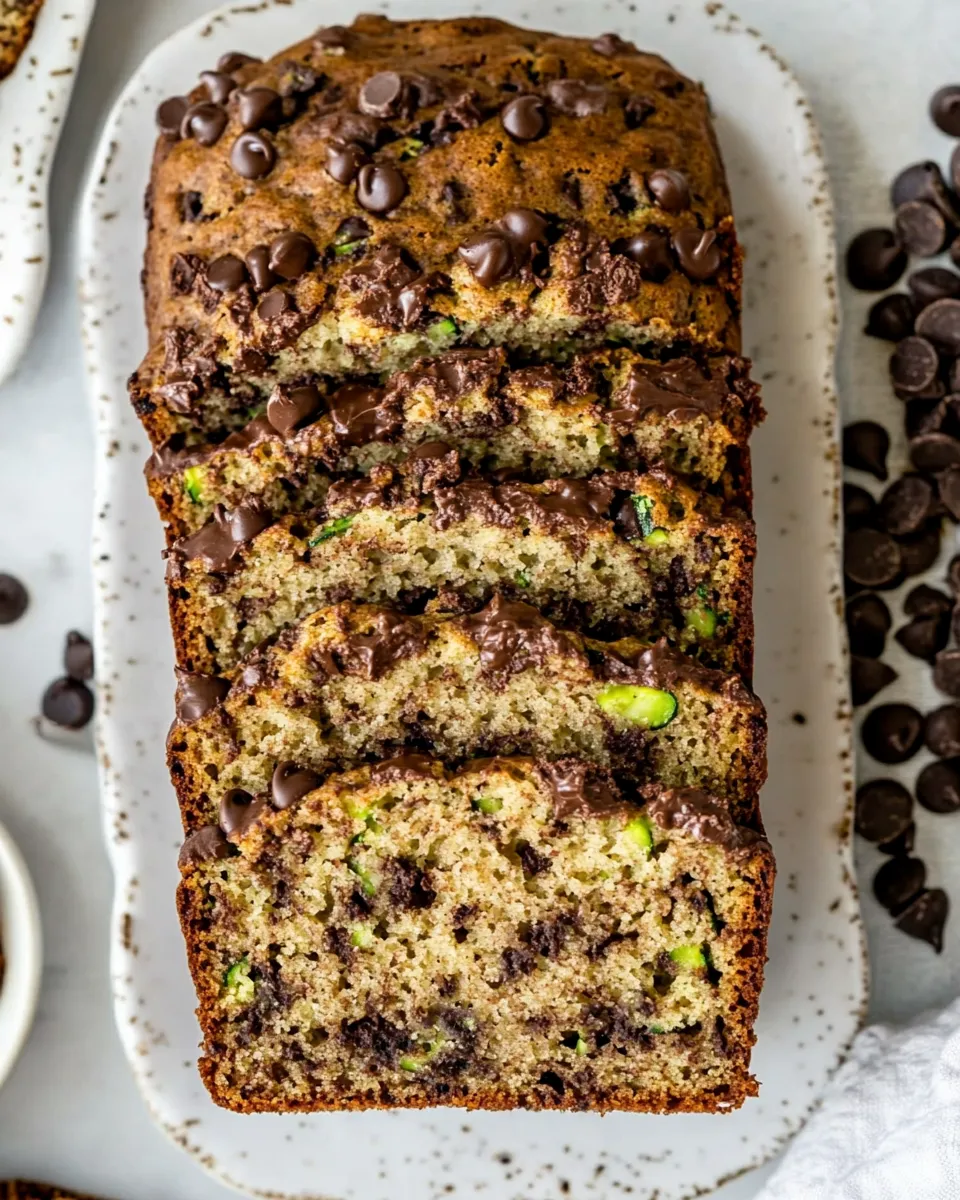Easy Chocolate Chip Zucchini Bread recipe photo