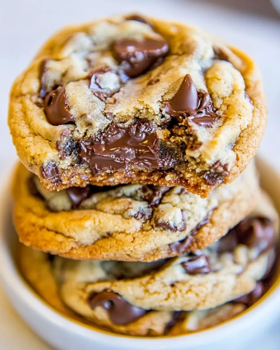 Delicious Chocolate Chip and Chunk Cookies shot