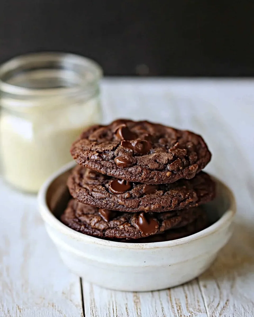 Easy Chocolate Chocolate Chip Cookies recipe photo