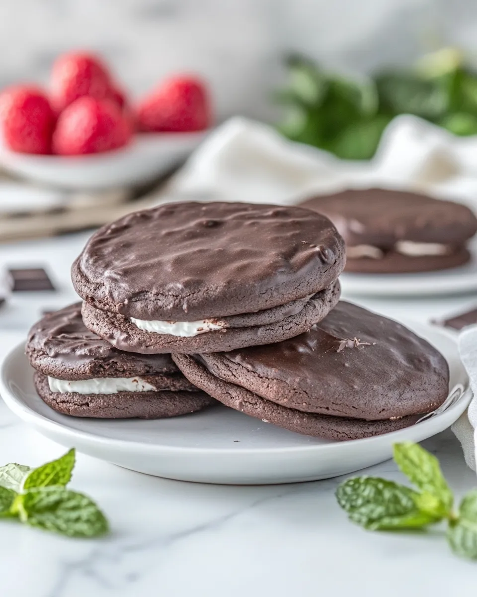 Delicious Chocolate Coma Sandwich Cookies image