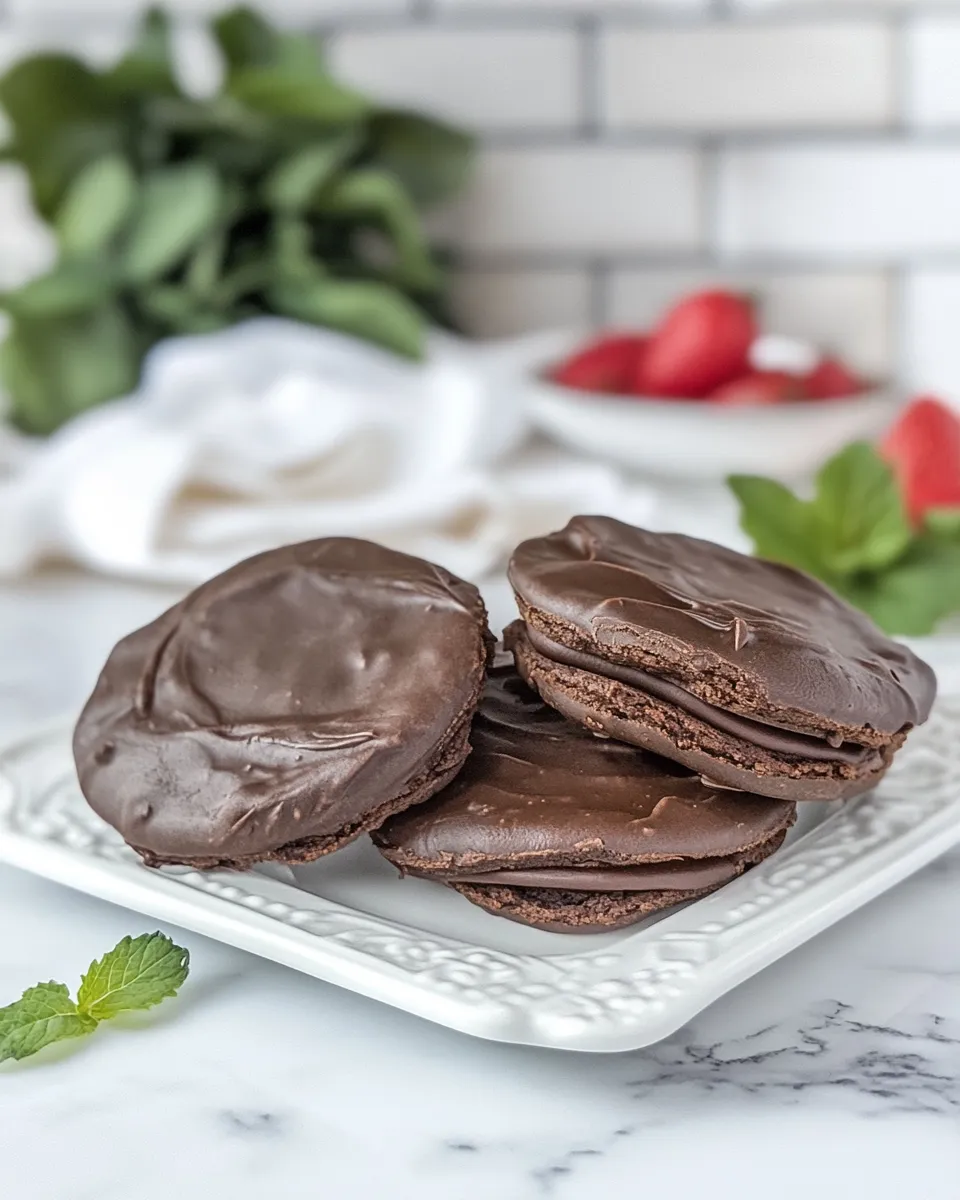 Best Chocolate Coma Sandwich Cookies shot
