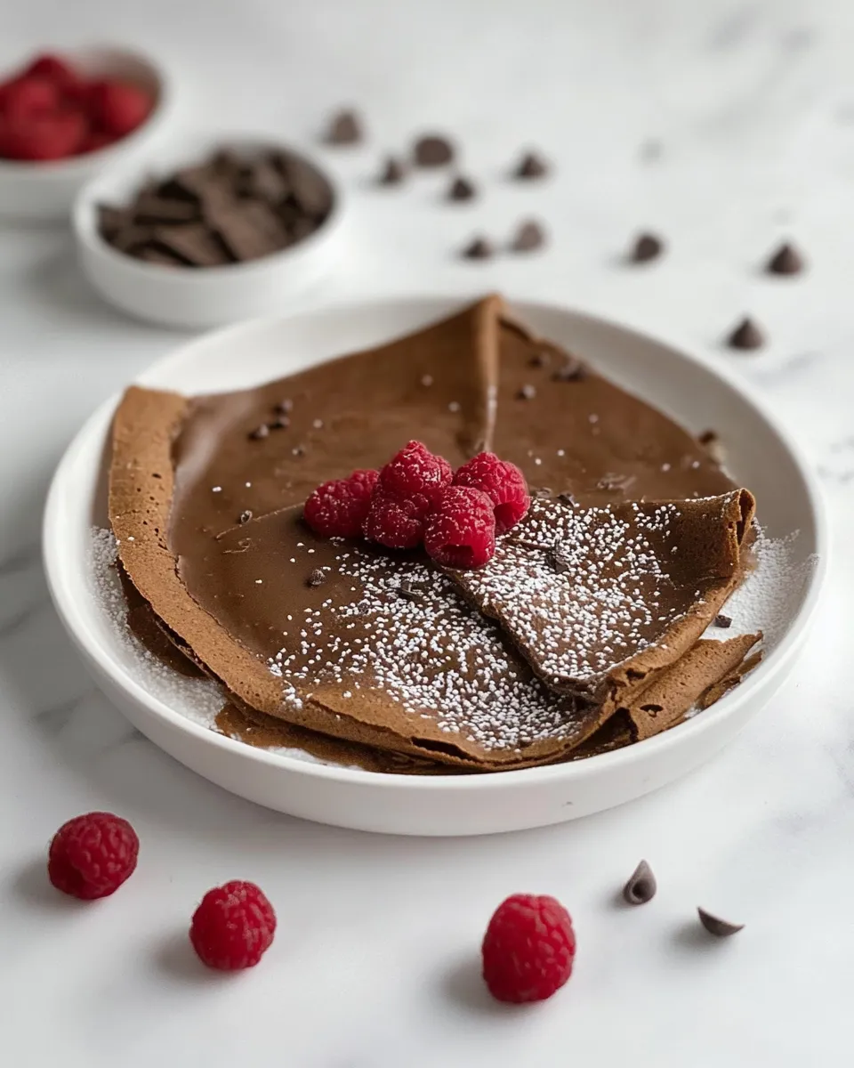 Homemade Chocolate Crpes photo