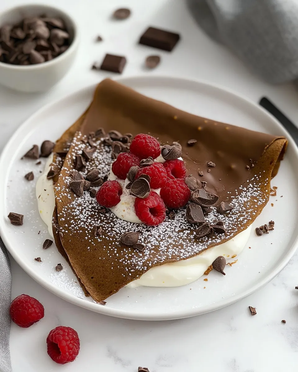 Classic Chocolate Crpes image