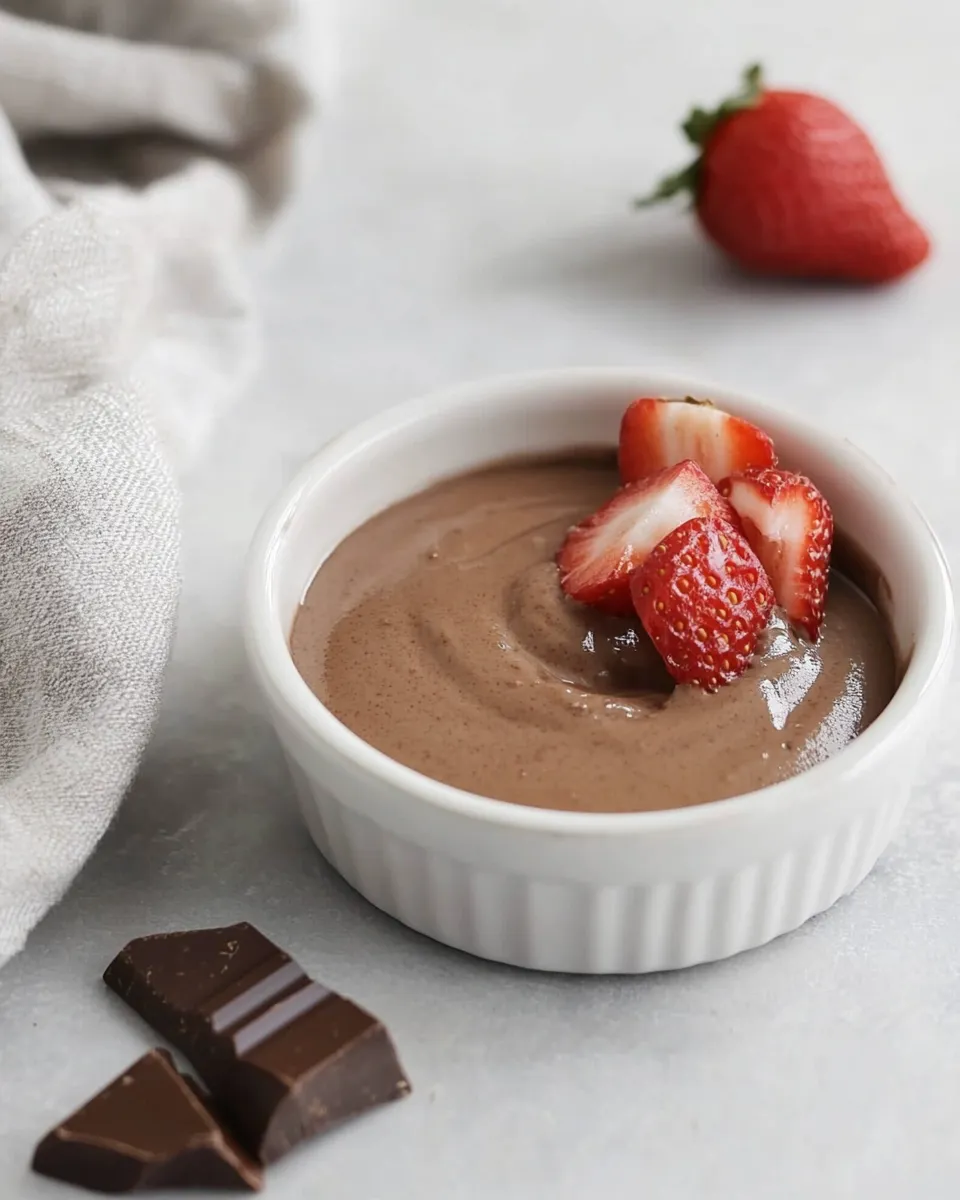 Delicious Chocolate Custard shot