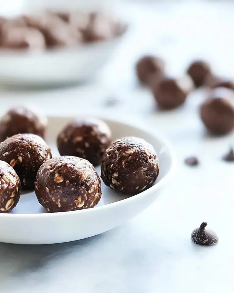 Homemade Chocolate Energy Bites photo