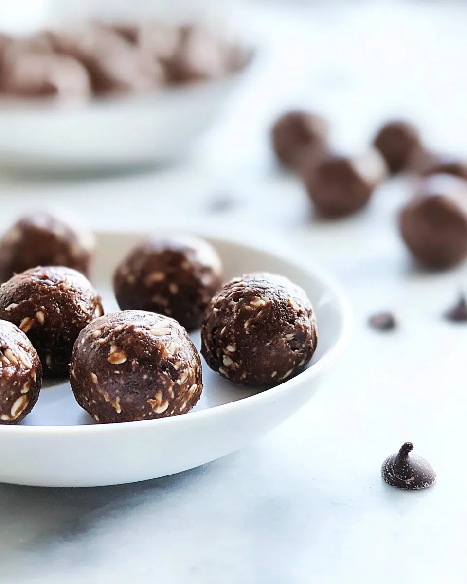 Homemade Chocolate Energy Bites photo