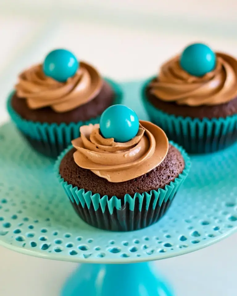 Homemade Chocolate Malt Cupcakes photo