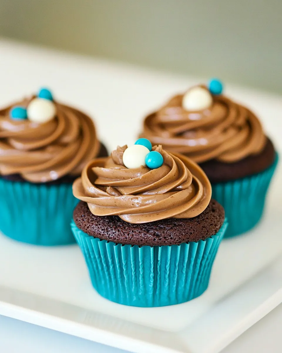 Easy Chocolate Malt Cupcakes recipe photo