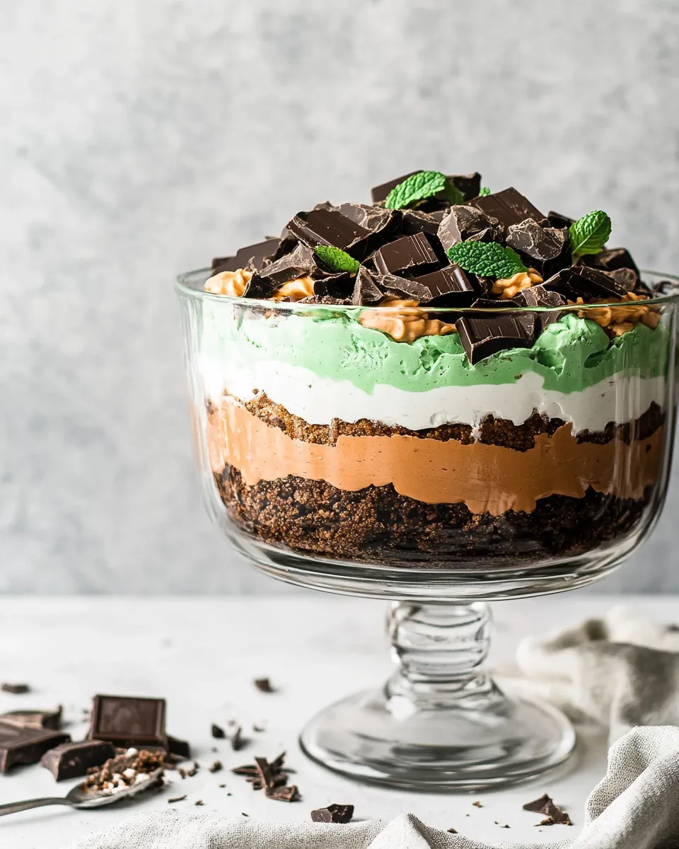 Easy Chocolate Mint Trifle recipe photo