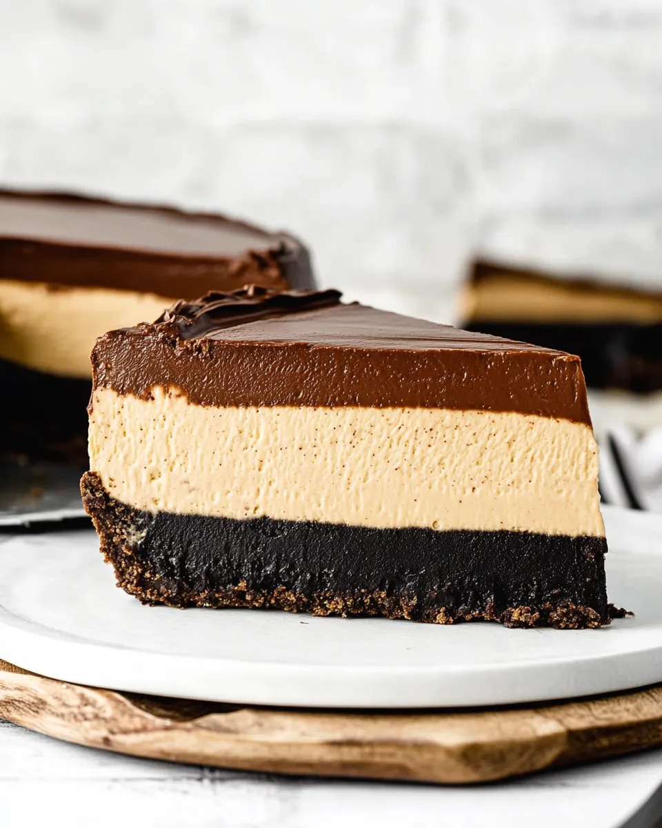 Classic Chocolate Mousse Cheesecake image