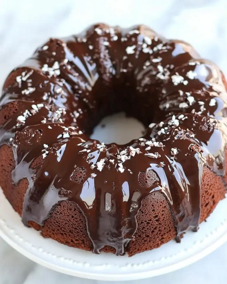 Homemade Chocolate Sour Cream Bundt Cake photo