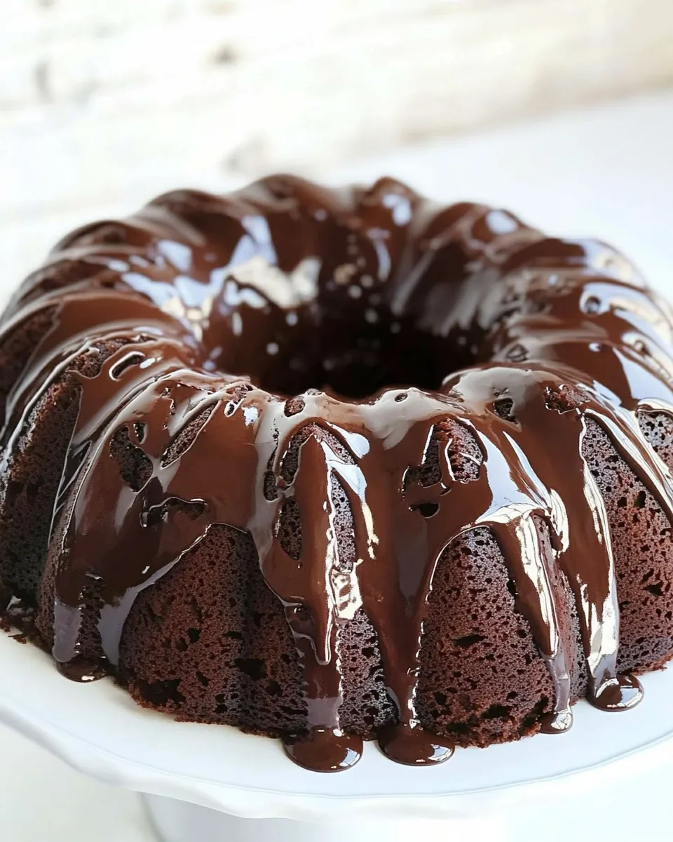 Classic Chocolate Sour Cream Bundt Cake image