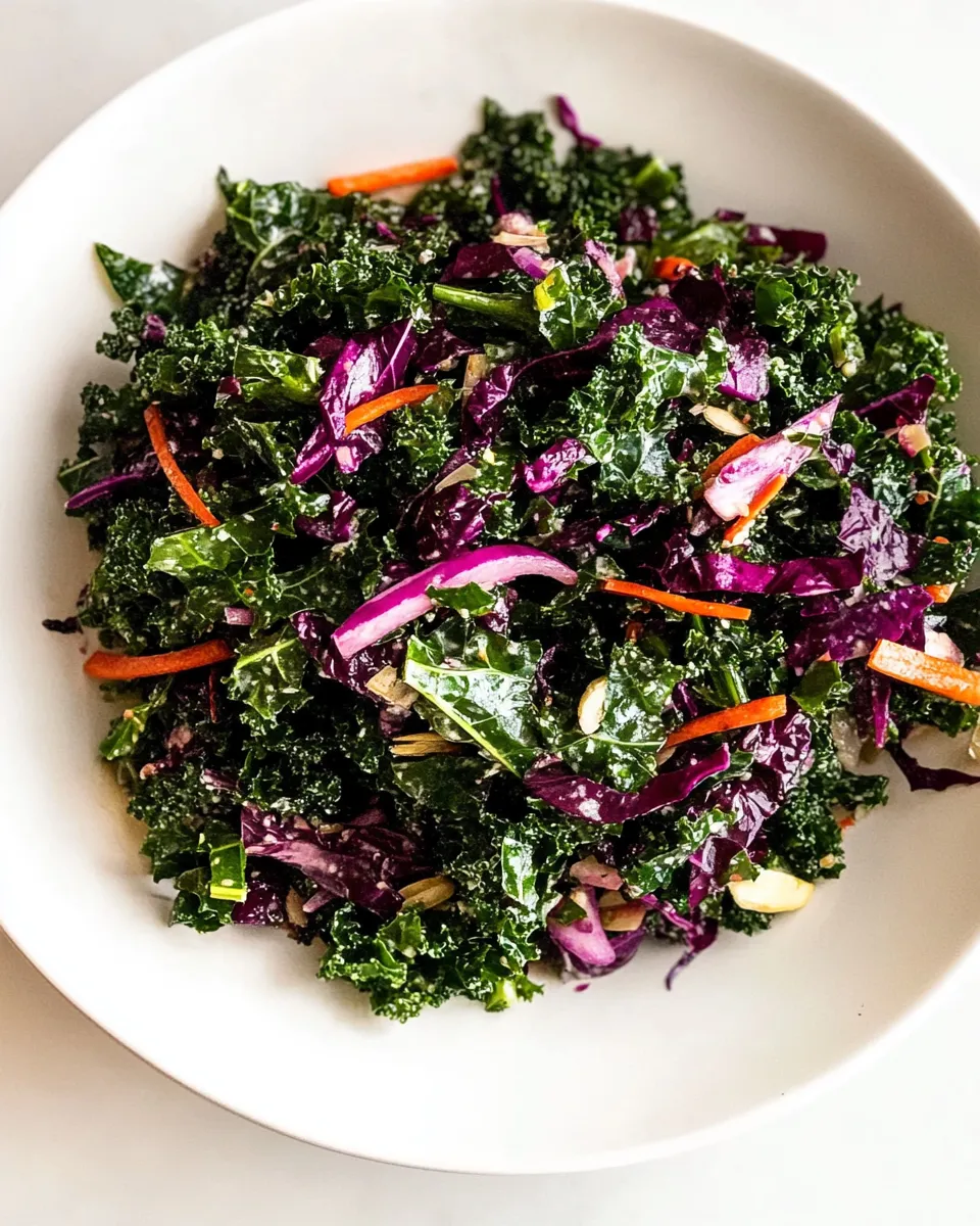 Classic Chopped Kale Salad shot