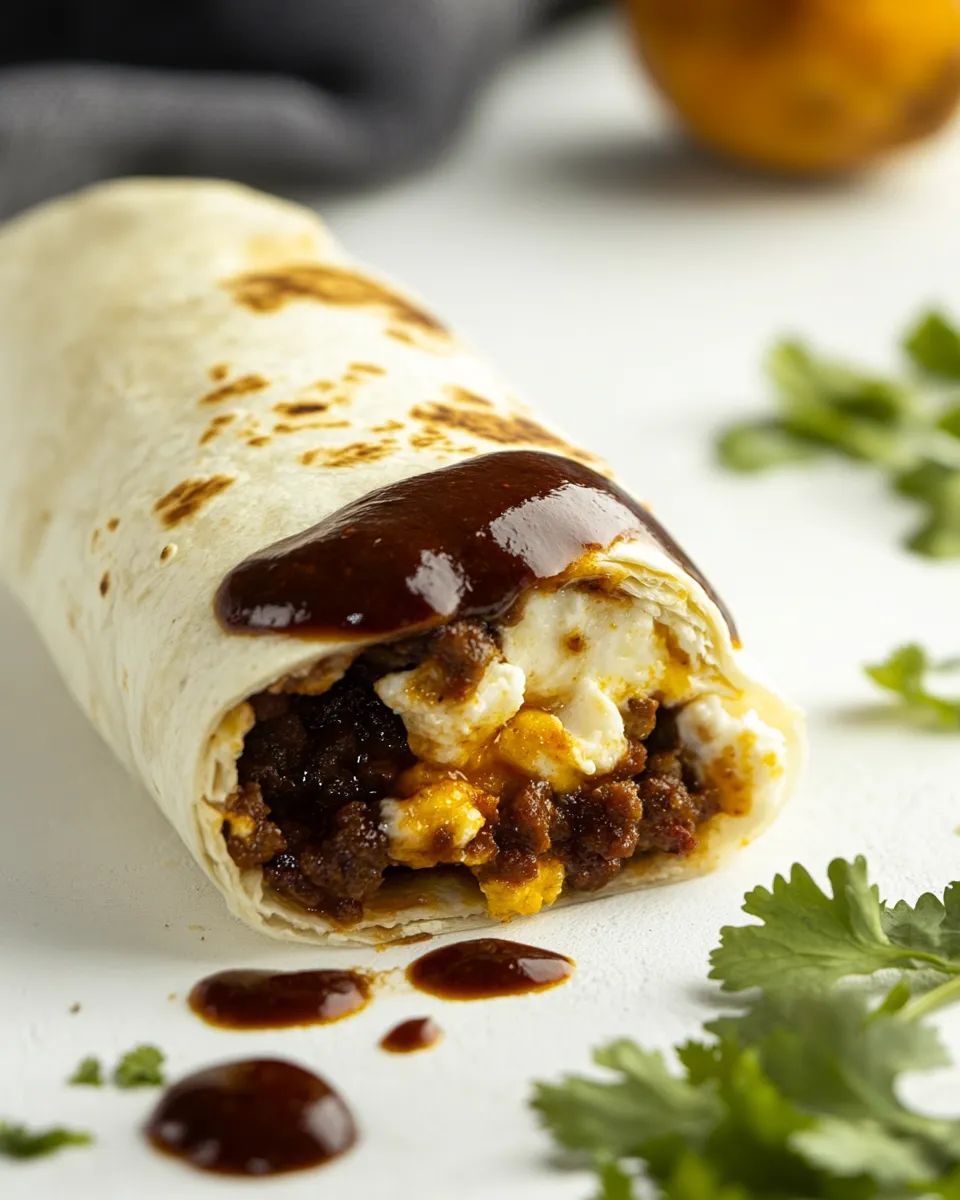 Easy Chorizo Breakfast Burrito recipe photo