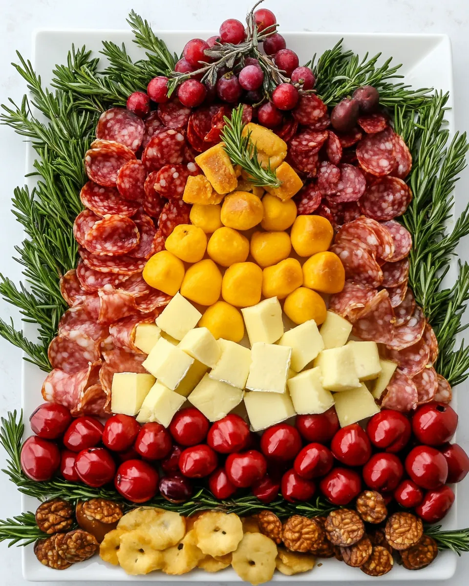 Delicious Christmas Charcuterie shot