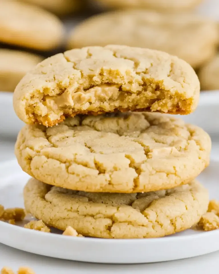 Homemade Chunky, Chewy Peanut Butter Cookies photo