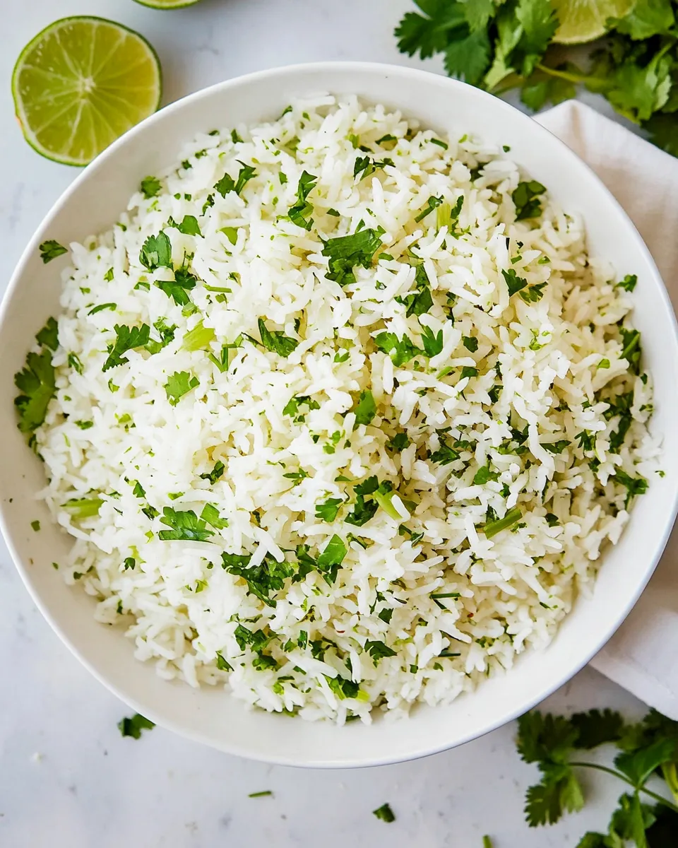 Delicious Cilantro Lime Rice Recipe image