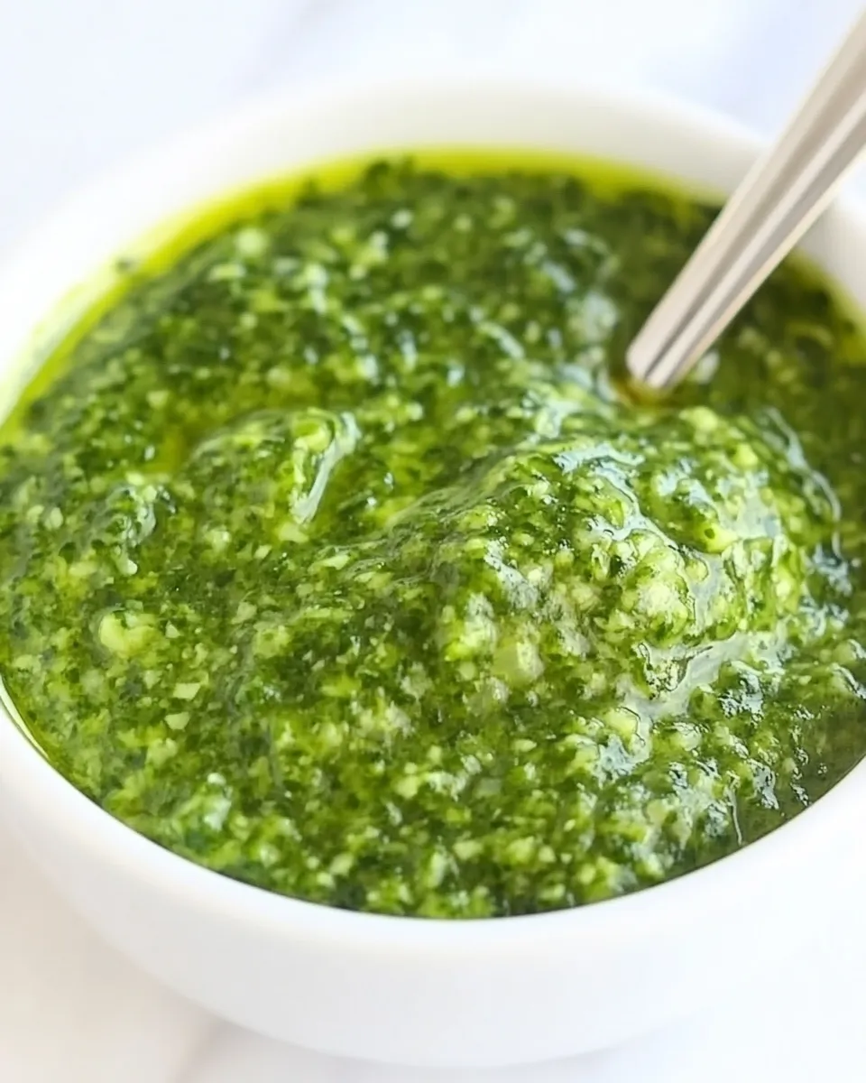 Delicious Cilantro Sauce shot
